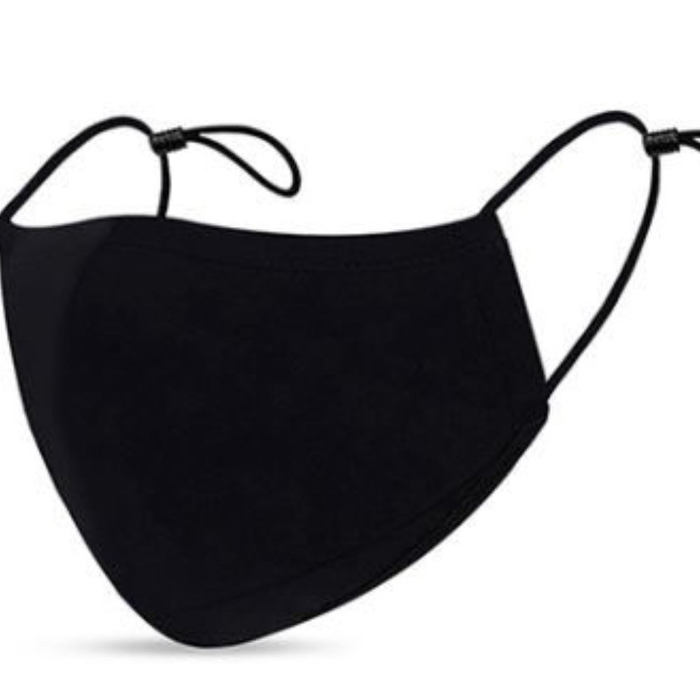 Pack of 3 Reusable & Washable Black Masks